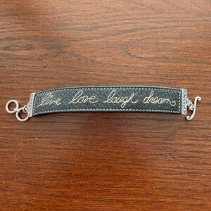 Brighton Bracelet Leather LIVE LOVE LAUGH DREAM